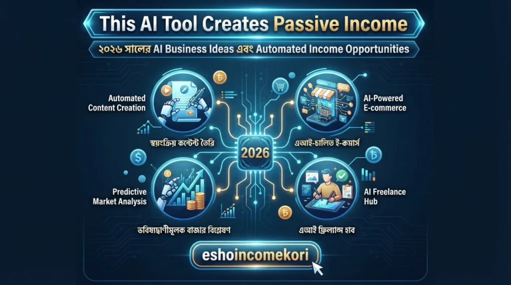 This AI Tool Creates Passive Income: ২০২৬ সালের AI Business Ideas এবং Automated Income Opportunities