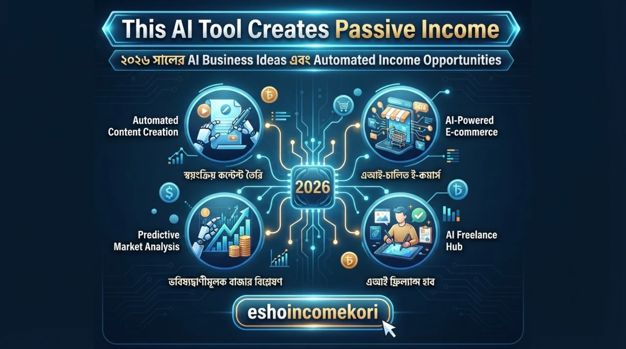 This AI Tool Creates Passive Income: ২০২৬ সালের AI Business Ideas এবং Automated Income Opportunities