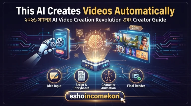 This AI Creates Videos Automatically: ২০২৬ সালের AI Video Creation Revolution এবং Creator Guide