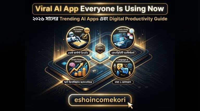 Viral AI App Everyone Is Using Now: ২০২৬ সালের Trending AI Apps এবং Digital Productivity Guide