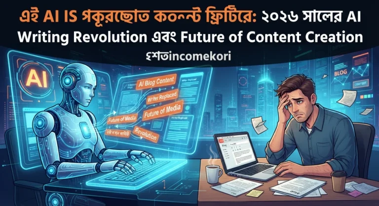 This AI Is Replacing Content Writers: ২০২৬ সালের AI Writing Revolution এবং Future of Content Creation