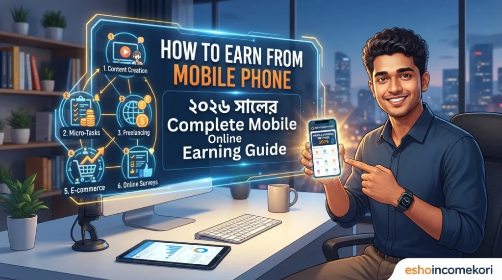 How To Earn From Mobile Phone: ২০২৬ সালের Complete Mobile Online Earning Guide