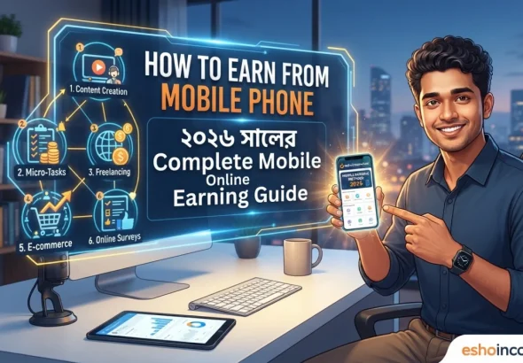How To Earn From Mobile Phone: ২০২৬ সালের Complete Mobile Online Earning Guide