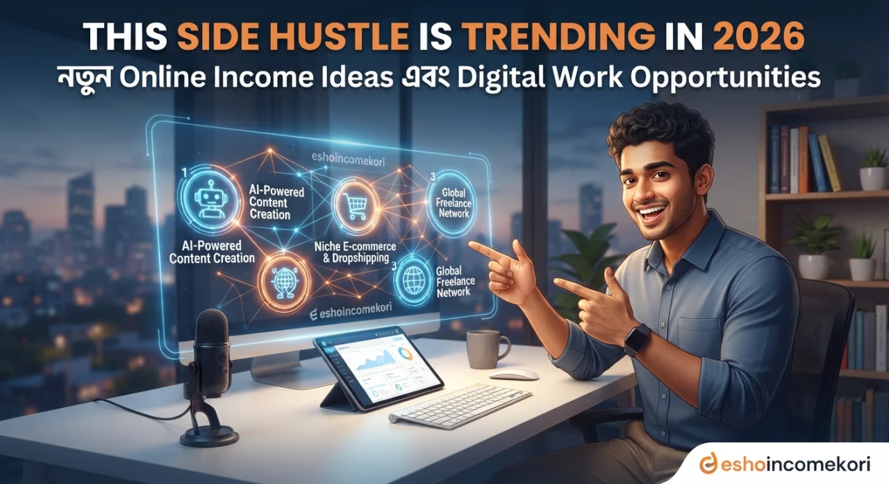 This Side Hustle Is Trending in 2026: নতুন Online Income Ideas এবং Digital Work Opportunities