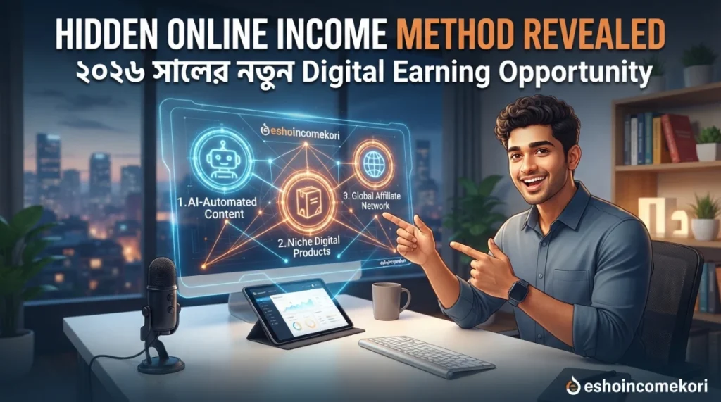 Hidden Online Income Method Revealed: ২০২৬ সালের নতুন Digital Earning Opportunity