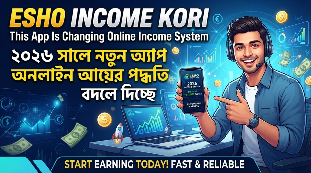 This App Is Changing Online Income System: ২০২৬ সালে নতুন অ্যাপ কীভাবে অনলাইন আয়ের পদ্ধতি বদলে দিচ্ছে
