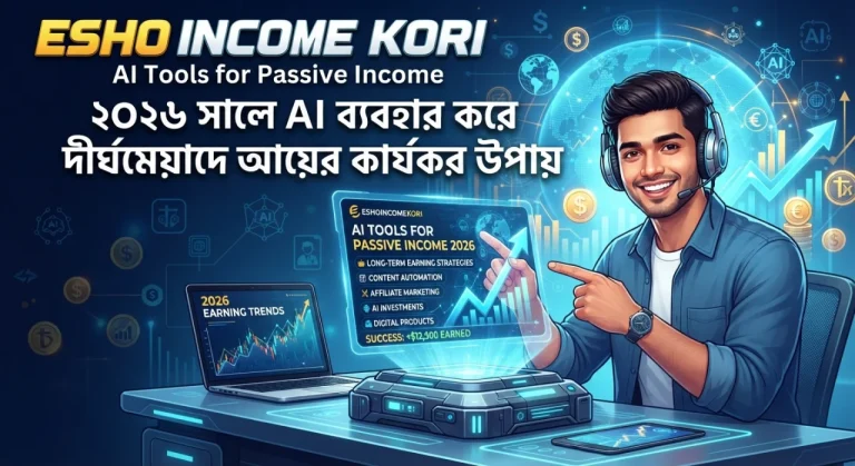 AI Tools for Passive Income: ২০২৬ সালে AI ব্যবহার করে দীর্ঘমেয়াদে আয়ের কার্যকর উপায়
