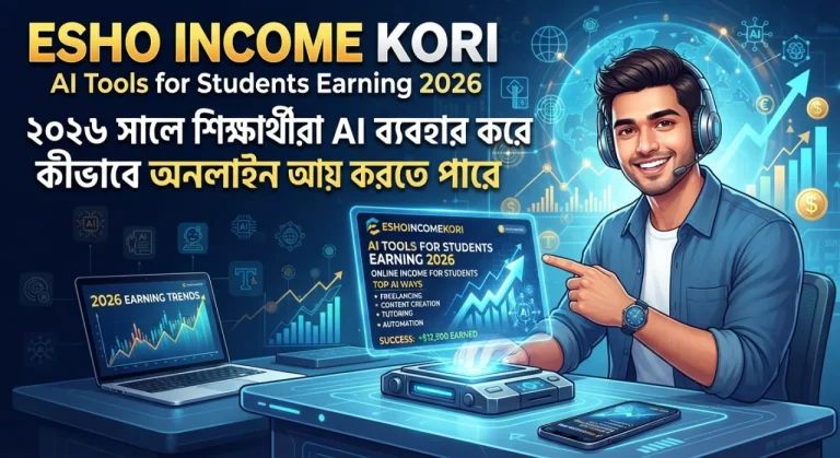 AI Tools for Students Earning: ২০২৬ সালে শিক্ষার্থীরা AI ব্যবহার করে কীভাবে অনলাইন আয় করতে পারে