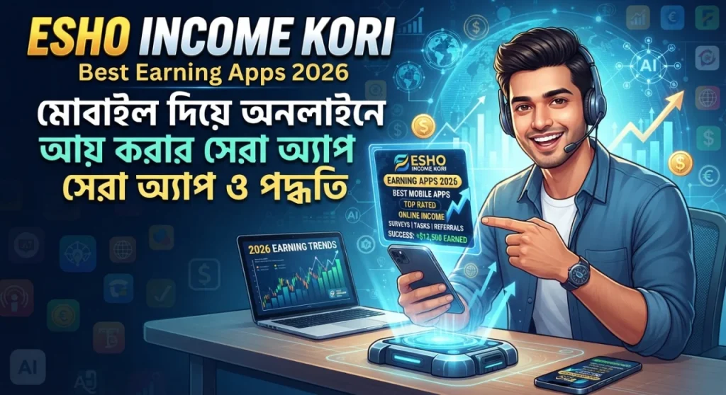 Best Earning Apps 2026: মোবাইল দিয়ে অনলাইনে আয় করার সেরা অ্যাপ ও পদ্ধতি