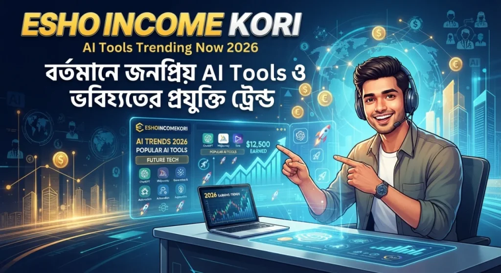 AI Tools Trending Now 2026: বর্তমানে জনপ্রিয় AI Tools ও ভবিষ্যতের প্রযুক্তি ট্রেন্ড