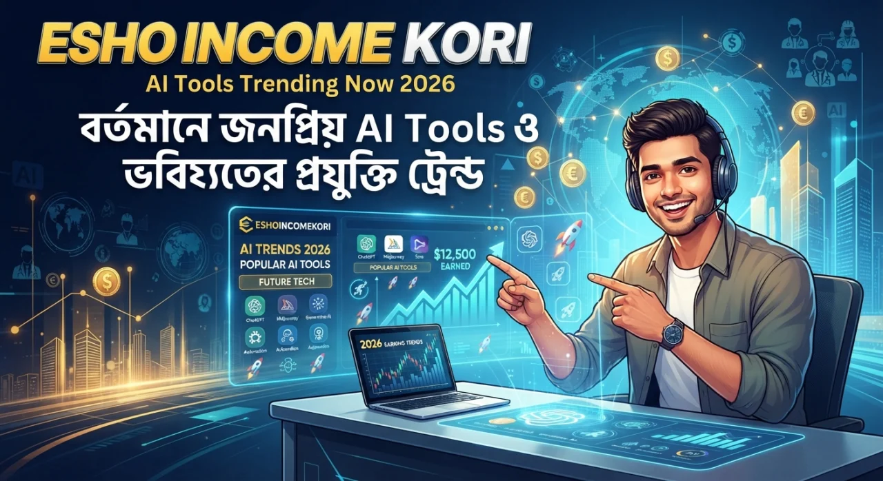 AI Tools Trending Now 2026: বর্তমানে জনপ্রিয় AI Tools ও ভবিষ্যতের প্রযুক্তি ট্রেন্ড