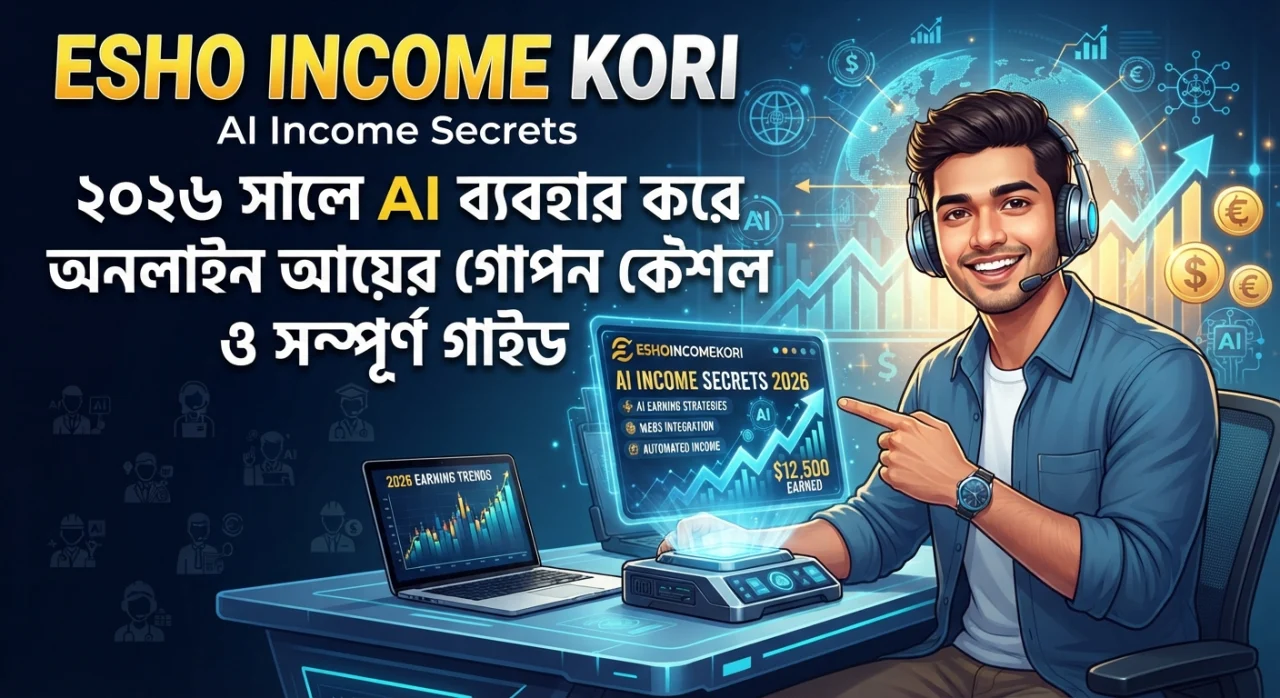 AI Income Secrets: ২০২৬ সালে AI ব্যবহার করে অনলাইন আয়ের গোপন কৌশল ও সম্পূর্ণ গাইড