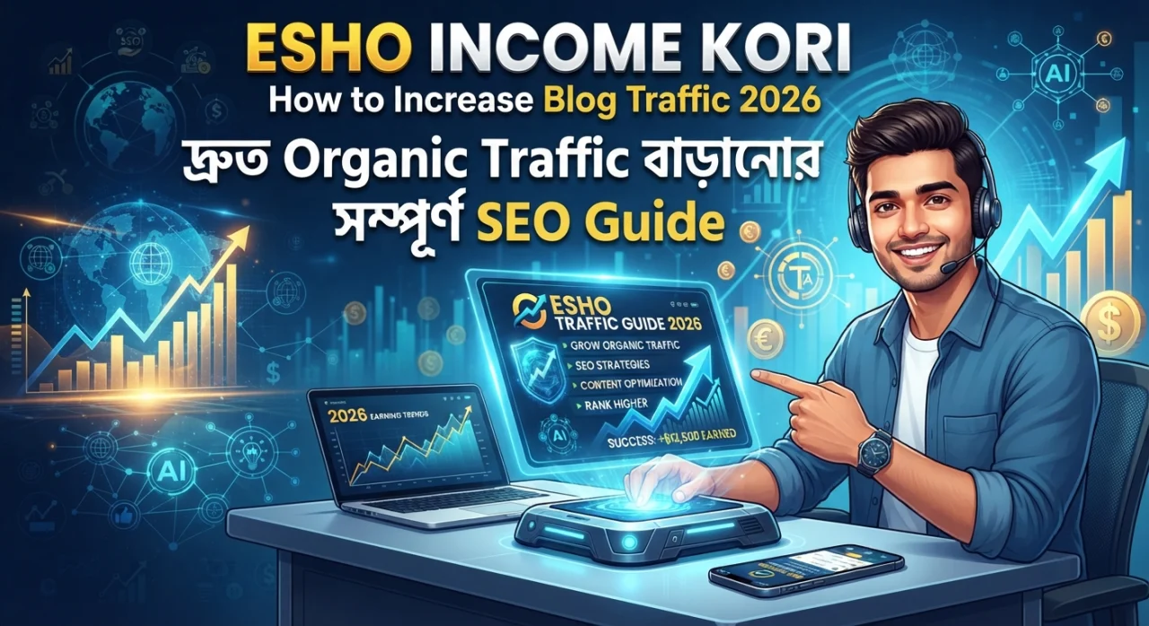 How to Increase Blog Traffic 2026: দ্রুত Organic Traffic বাড়ানোর সম্পূর্ণ SEO Guide