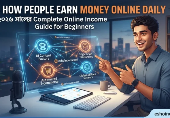 How People Earn Money Online Daily: ২০২৬ সালের Complete Online Income Guide for Beginners