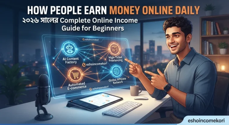 How People Earn Money Online Daily: ২০২৬ সালের Complete Online Income Guide for Beginners