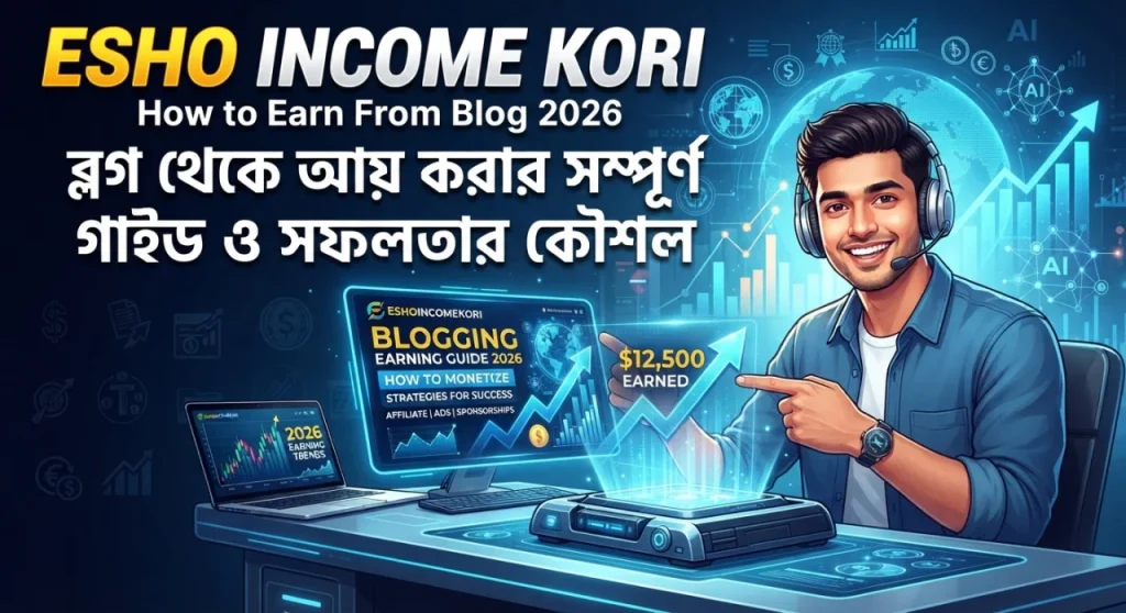 How to Earn From Blog 2026: ব্লগ থেকে আয় করার সম্পূর্ণ গাইড ও সফলতার কৌশল