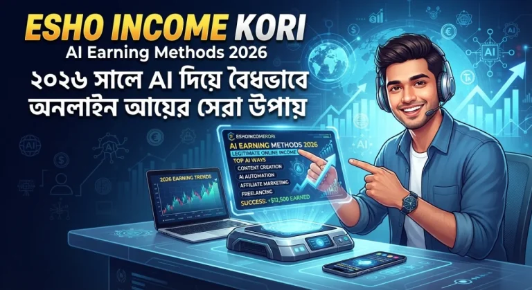 AI Earning Methods 2026: ২০২৬ সালে AI দিয়ে বৈধভাবে অনলাইন আয়ের সেরা উপায়