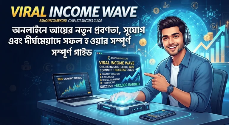 Viral Income Wave: অনলাইনে আয়ের নতুন প্রবণতা, সুযোগ এবং দীর্ঘমেয়াদে সফল হওয়ার সম্পূর্ণ গাইড