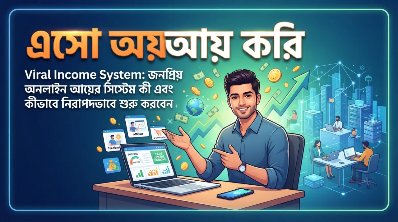 Viral Income System: জনপ্রিয় অনলাইন আয়ের সিস্টেম কী এবং কীভাবে নিরাপদভাবে শুরু করবেন