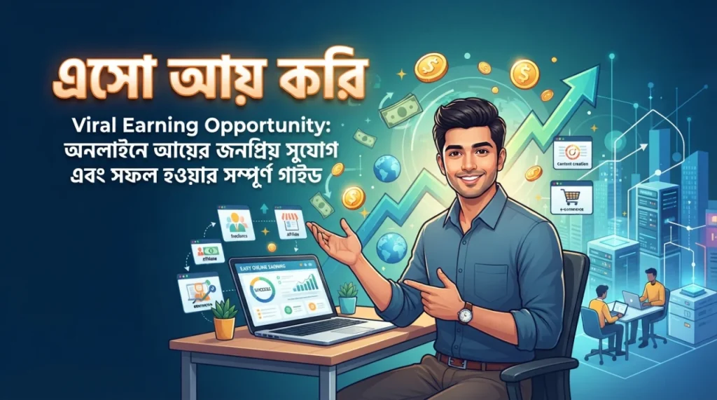 Viral Earning Opportunity: অনলাইনে আয়ের জনপ্রিয় সুযোগ এবং সফল হওয়ার সম্পূর্ণ গাইড