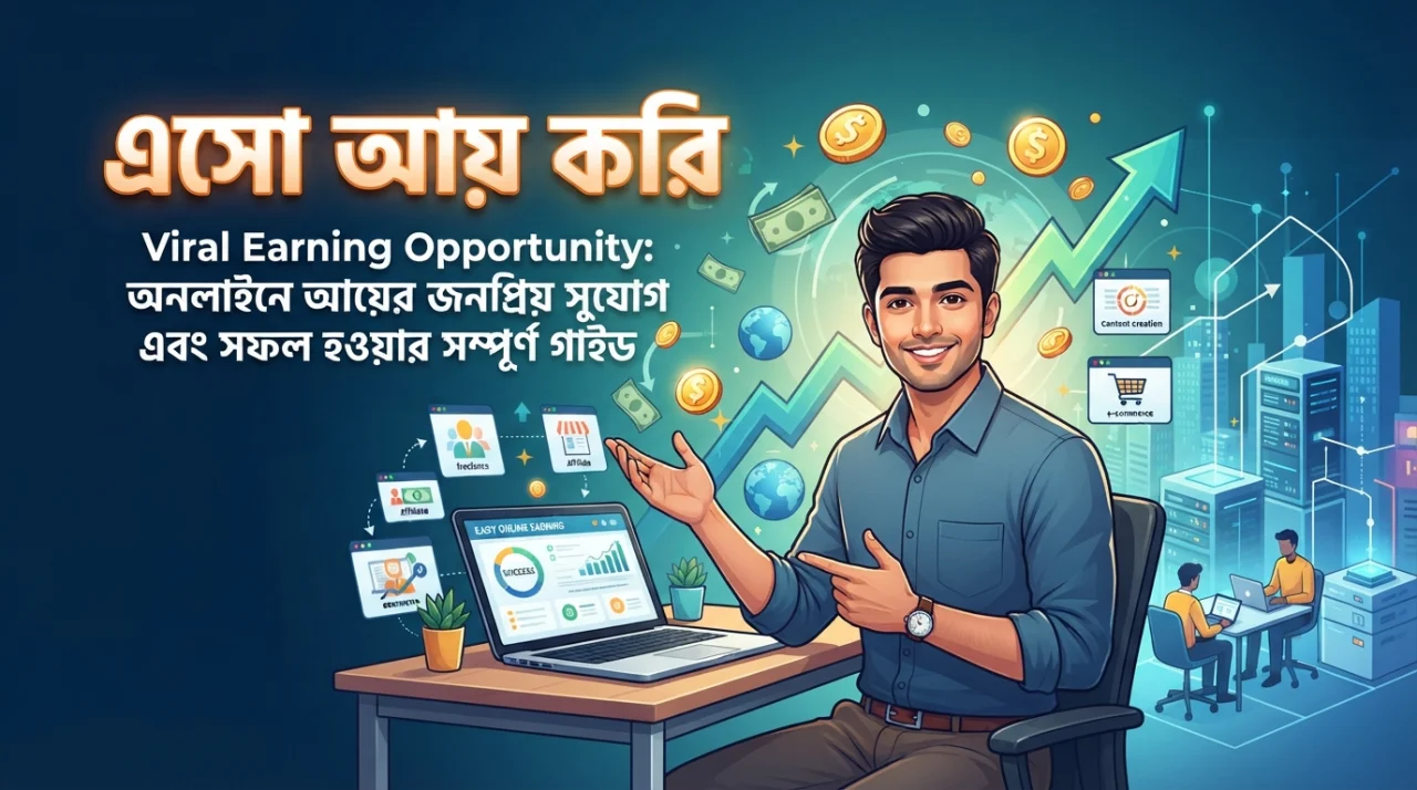 Viral Earning Opportunity: অনলাইনে আয়ের জনপ্রিয় সুযোগ এবং সফল হওয়ার সম্পূর্ণ গাইড