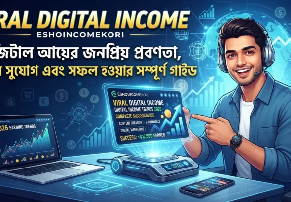 Viral Digital Income: ডিজিটাল আয়ের জনপ্রিয় প্রবণতা, বাস্তব সুযোগ এবং সফল হওয়ার সম্পূর্ণ গাইড