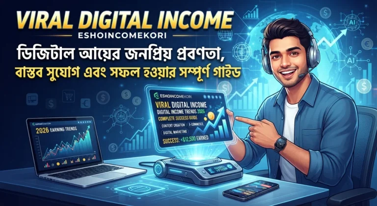 Viral Digital Income: ডিজিটাল আয়ের জনপ্রিয় প্রবণতা, বাস্তব সুযোগ এবং সফল হওয়ার সম্পূর্ণ গাইড
