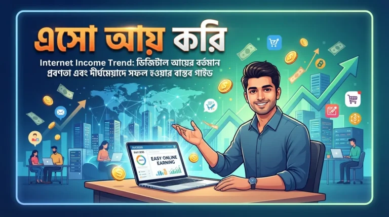 Internet Income Trend: ডিজিটাল আয়ের বর্তমান প্রবণতা এবং দীর্ঘমেয়াদে সফল হওয়ার বাস্তব গাইড