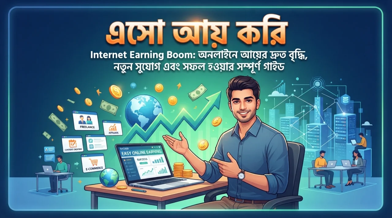 Internet Earning Boom: অনলাইনে আয়ের দ্রুত বৃদ্ধি, নতুন সুযোগ এবং সফল হওয়ার সম্পূর্ণ গাইড