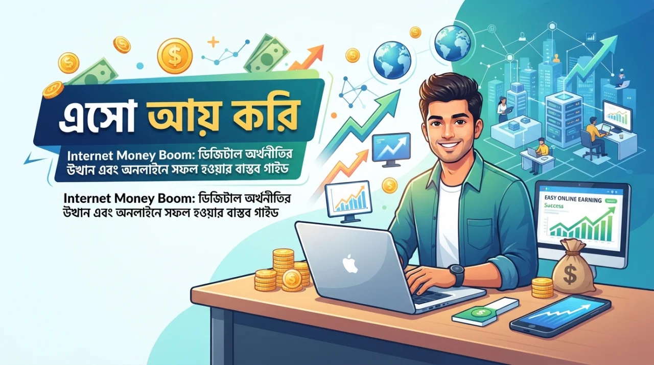 Internet Money Boom: ডিজিটাল অর্থনীতির উত্থান এবং অনলাইনে সফল হওয়ার বাস্তব গাইড