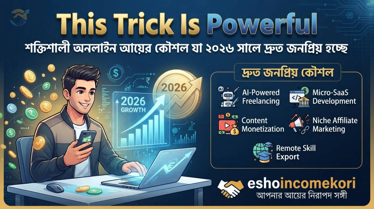 This Trick Is Powerful: শক্তিশালী অনলাইন আয়ের কৌশল যা ২০২৬ সালে দ্রুত জনপ্রিয় হচ্ছে