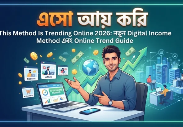 This Method Is Trending Online 2026: নতুন Digital Income Method এবং Online Trend Guide