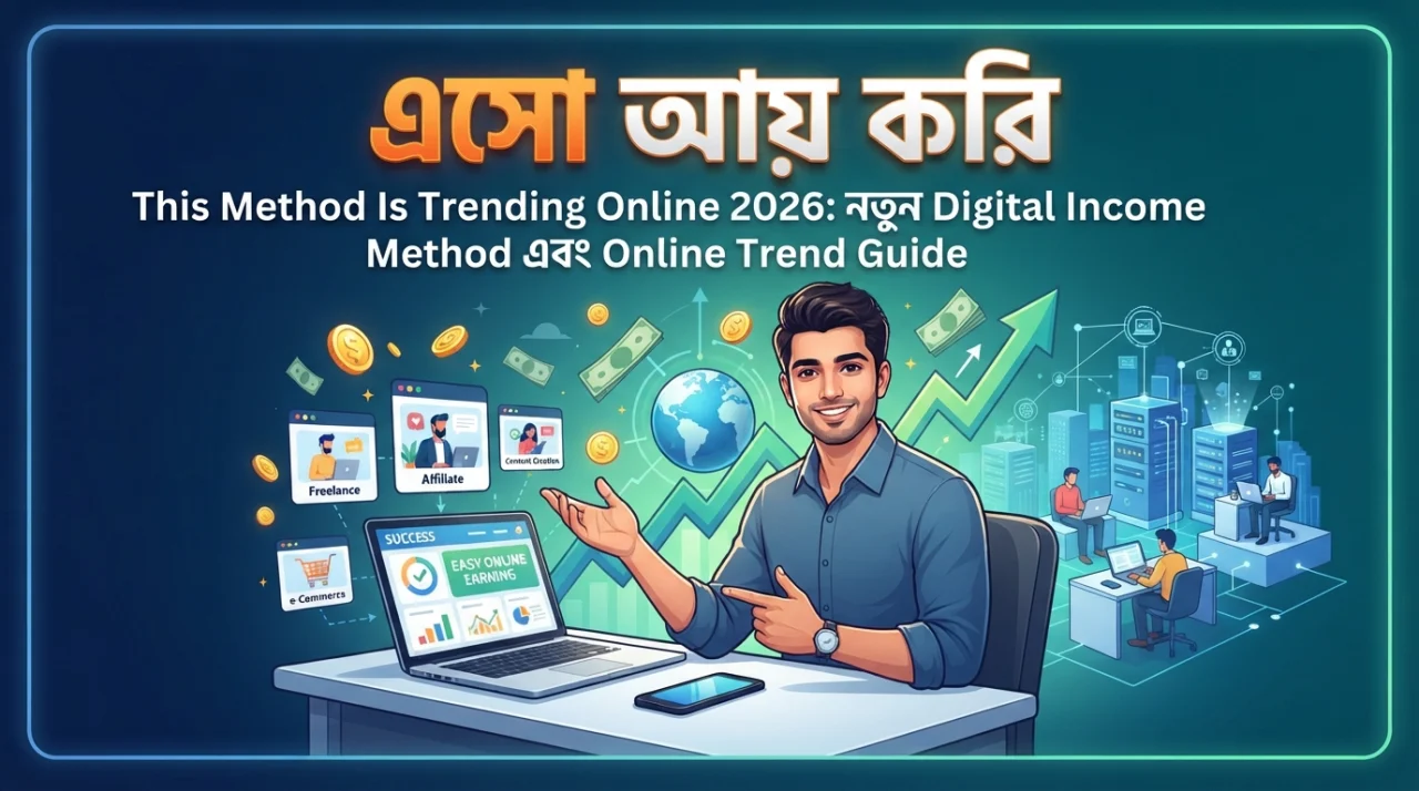 This Method Is Trending Online 2026: নতুন Digital Income Method এবং Online Trend Guide