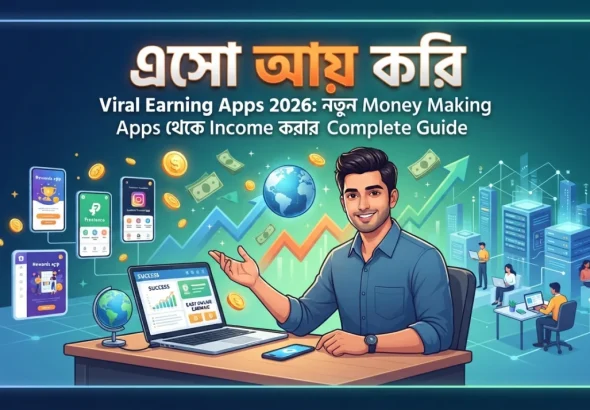 Viral Earning Apps 2026: নতুন Money Making Apps থেকে Income করার Complete Guide