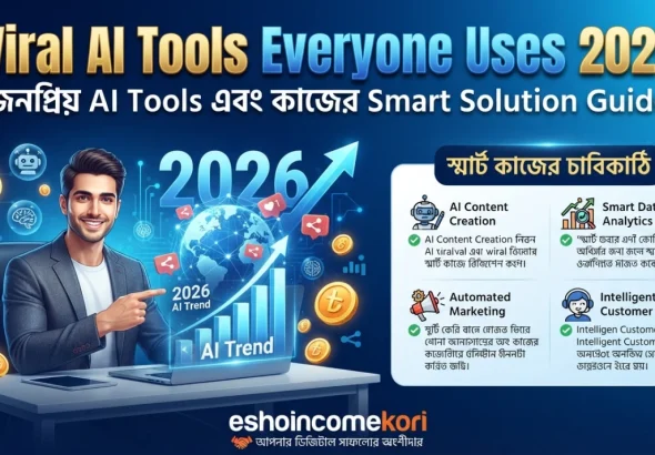 Viral AI Tools Everyone Uses 2026: জনপ্রিয় AI Tools এবং কাজের Smart Solution Guide