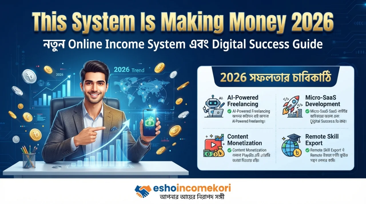 This System Is Making Money 2026: নতুন Online Income System এবং Digital Success Guide
