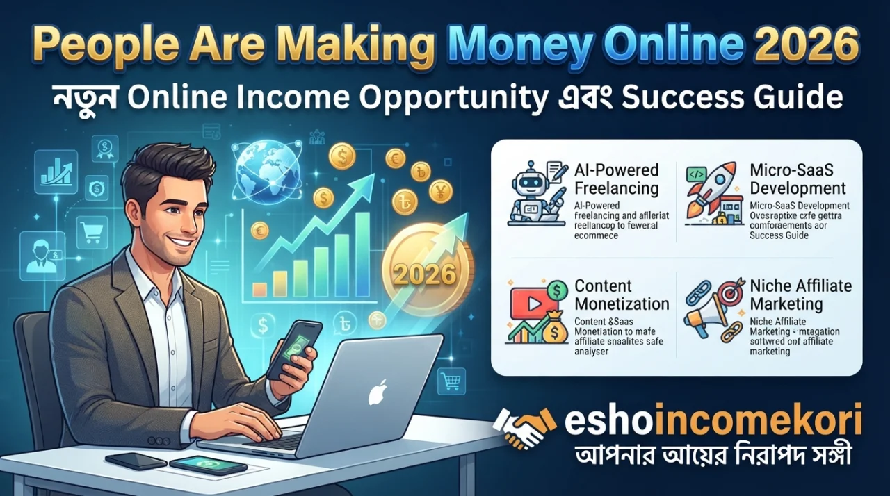 People Are Making Money Online 2026: নতুন Online Income Opportunity এবং Success Guide
