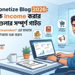 How to Monetize Blog 2026: Blog থেকে Income করার সেরা উপায়গুলোর সম্পূর্ণ গাইড