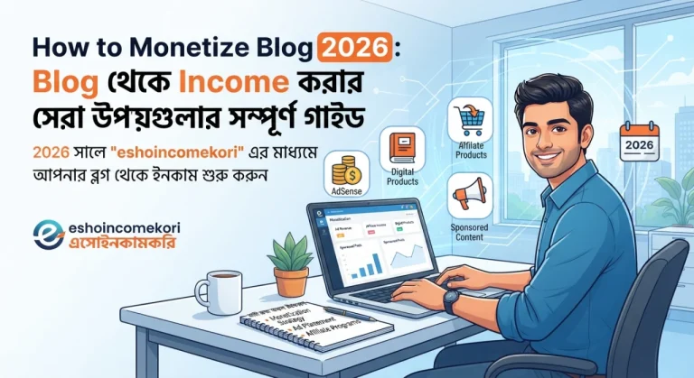 How to Monetize Blog 2026: Blog থেকে Income করার সেরা উপায়গুলোর সম্পূর্ণ গাইড