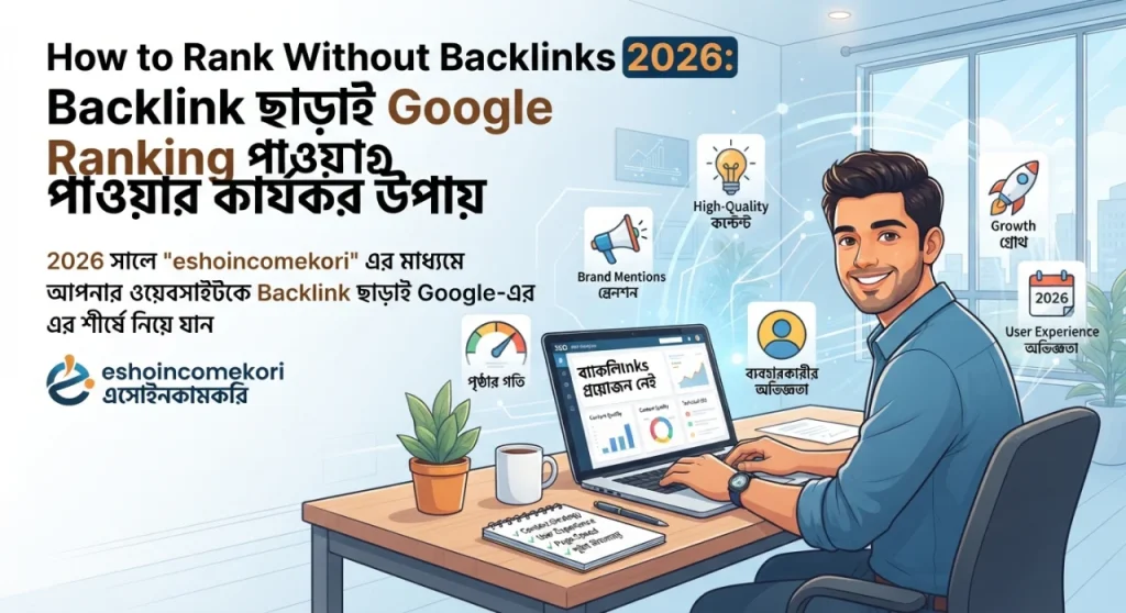 How to Rank Without Backlinks 2026: Backlink ছাড়াই Google Ranking পাওয়ার কার্যকর উপায়
