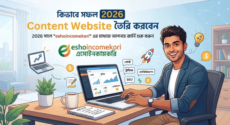How to Start Content Site 2026: Successful Content Website তৈরির সম্পূর্ণ গাইড