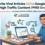 How to Write Viral Articles 2026 সম্পর্কে জানুন। Viral Content Writing, SEO Optimization এবং Google Discover Traffic পাওয়ার কার্যকর পদ্ধতি।