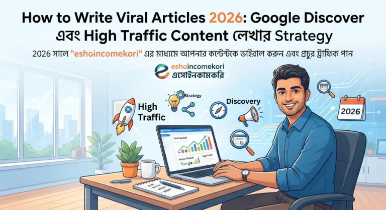 How to Write Viral Articles 2026 সম্পর্কে জানুন। Viral Content Writing, SEO Optimization এবং Google Discover Traffic পাওয়ার কার্যকর পদ্ধতি।