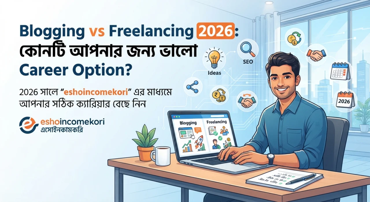 Blogging vs Freelancing 2026: কোনটি আপনার জন্য ভালো Career Option?