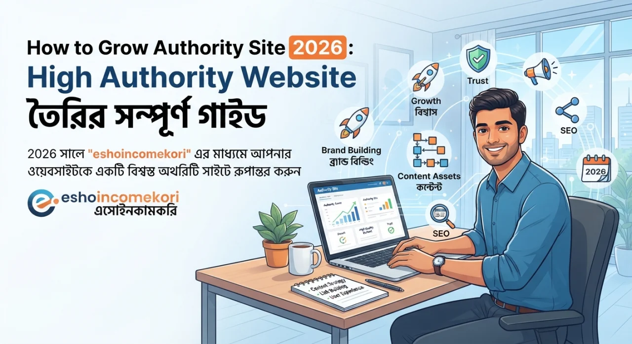 How to Grow Authority Site 2026: High Authority Website তৈরির সম্পূর্ণ গাইড