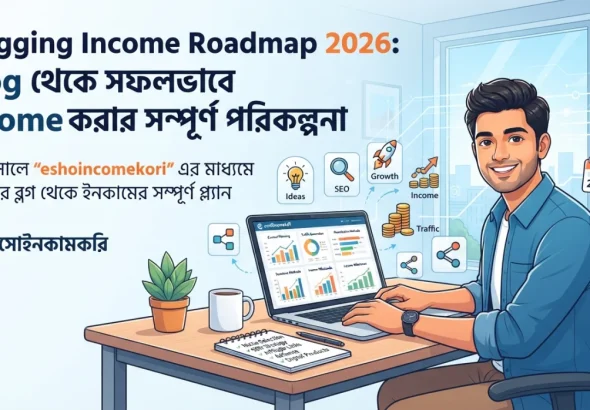 Blogging Income Roadmap 2026: Blog থেকে সফলভাবে Income করার সম্পূর্ণ পরিকল্পনা