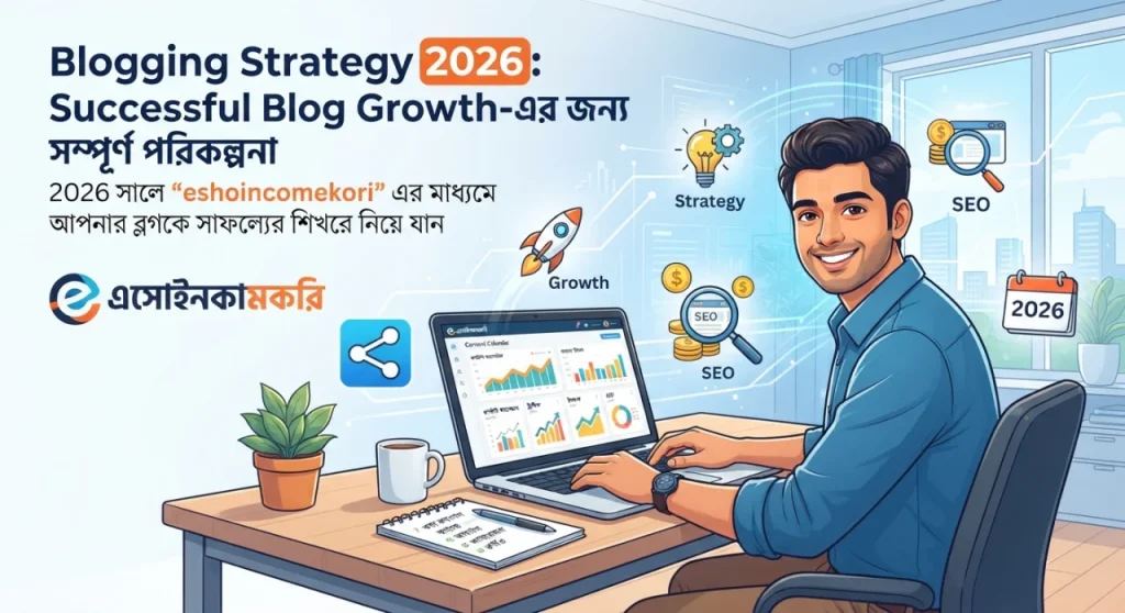Blogging Strategy 2026: Successful Blog Growth-এর জন্য সম্পূর্ণ পরিকল্পনা