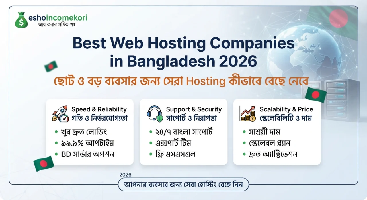 Best Web Hosting Companies in Bangladesh 2026: ছোট ও বড় ব্যবসার জন্য সেরা Hosting কীভাবে বেছে নেবেন