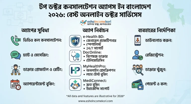Top Doctor Consultation Apps in Bangladesh 2026: Best Online Doctor Services