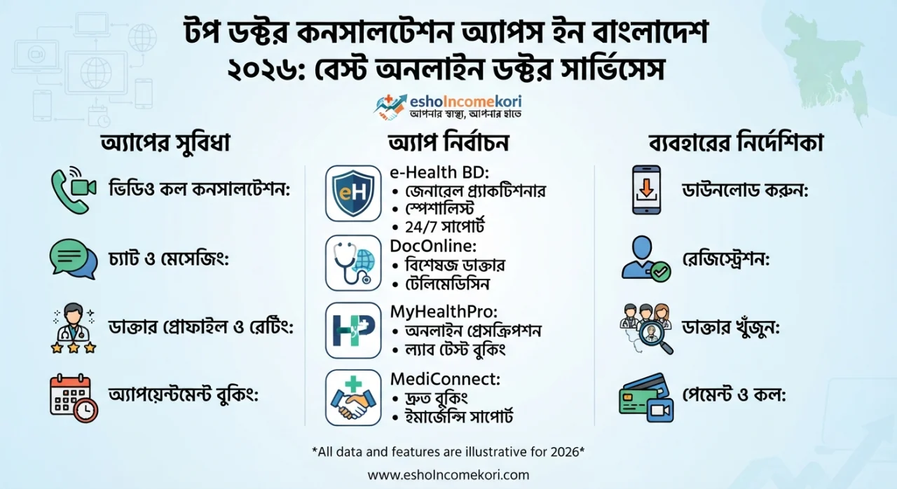 Top Doctor Consultation Apps in Bangladesh 2026: Best Online Doctor Services